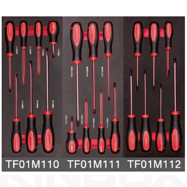 POSSO Gereedschapskist T400 - Zwart/Geel - Voor 70 Gereedschappen